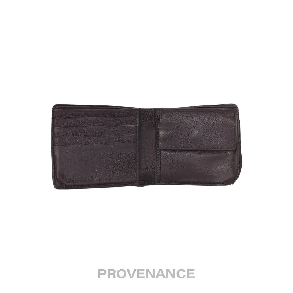 🔴 Gucci GG Marmont Bifold Wallet - Dark Chocolate Leather